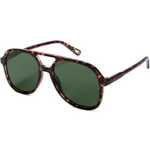 MEN’S Tortoise Shell Sunglasses with Green Lenses *NEW*